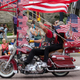 A Harley rider at the Harley-Davidson 110th Anniversary Celebration parade in Milwaukee in 2013. .